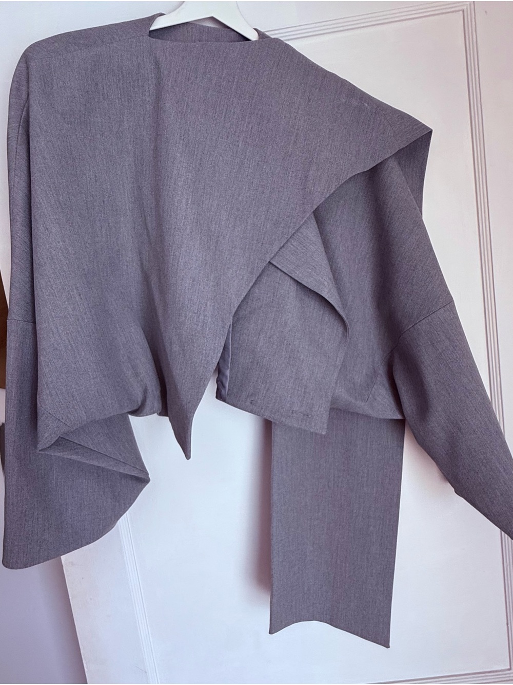 ASOS Draped Grey Blazer Jacket